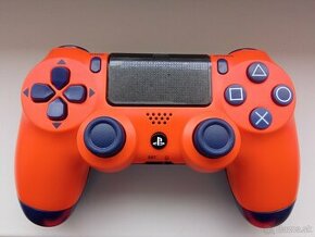 Oranžový nový ovládač na playstation 4 PS4