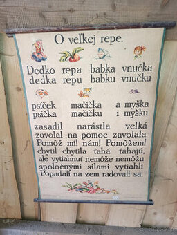 Retro nástenne pomôcky