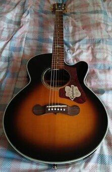 Nová ektroakustická gitara Epiphone J-200 EC Studio Parlor