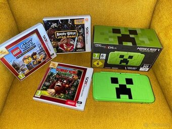 Predam New Nintendo 2DS XL + 3 HRY