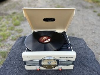 Retro gramofón s rádiom