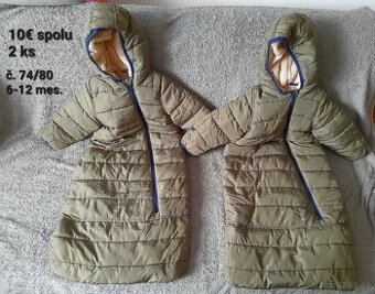 Zimné overaly do kočíka 74/80 pre dvojičky