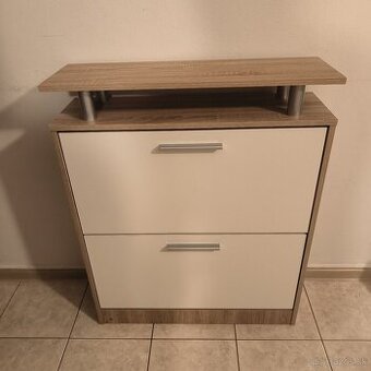 Botník/skrinka na topánky dekor dub