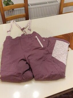 Dievčenské lyžiarske nohavice - oteplovačky