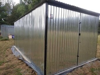 3x5m plechová garáž