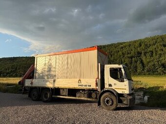 Preprava auto s hydraulickou rukou