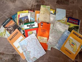 Staré mapy, košice, rakusko, praha..starožitné