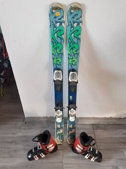Predám detské lyže k2 indy