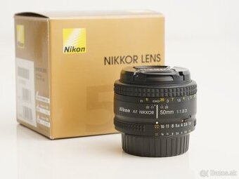 Predám Nikon AF Nikkor 50mm f/1.8D