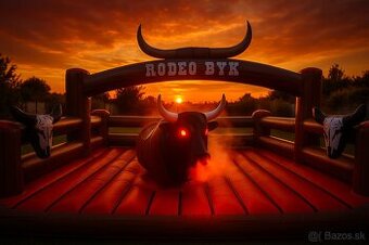 Skákaci hrad rodeo býk