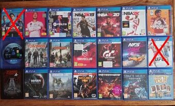 Predám Hry na Playstation 4/Playstation 5