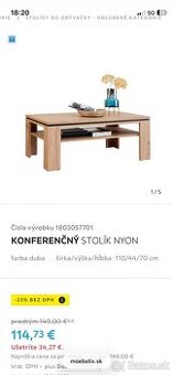 Konferenčný stolík NYON