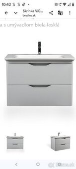NOVÁ kúpeľňová skrinka s umývadlom VICTORY