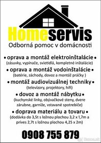 HomeServis - odborná pomoc v domácnosti
