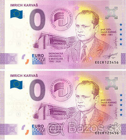 Predám 0 € bankovky od 3,50,-€ rok 2020