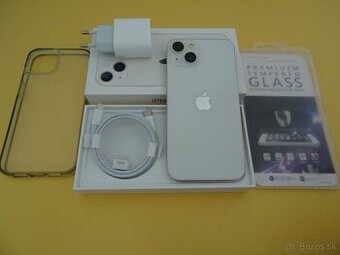 iPhone 13 128GB STARLIGHT - ZÁRUKA 1 ROK - VELMI DOBRÝ STAV
