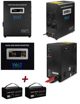 UPS záložný zdroj 1000VA 700W | závesný+batérie