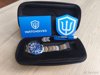 Luxusné hodinky Watchdives Deep Blue - Zafír , 200M , Nové
