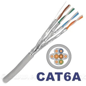 Kabel STP SXKD-6A-STP-LSOH Cat6A, SOLARIX samozhášavý