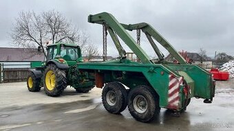 Reťazový kontajnerový nosič za traktor + kontajnery
