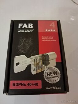 Cylindricka bezpečnostná vložka FAB 4☆☆☆☆ 40+40