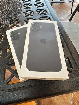 2x. iPhone 16 – 128 GB – ČIERNY – NOVÝ, ZAPEČATENÝ