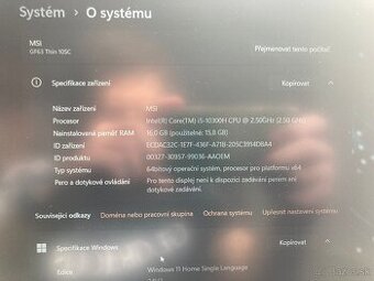 MSI GF63 Thin 10SC