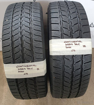 Zimné dodávkové pneumatiky 215/65 R16C CONTINENTAL