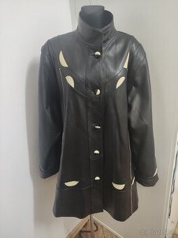 Exkluzívna kožená bunda, veľkosť 54-57
