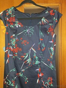 Puzdrove saty v.38 bonprix tmavomodre