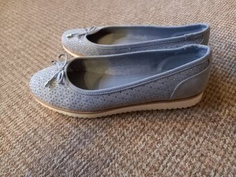 Dámske - dievčenské poltopánky - balerínky č. 38