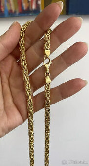 NOVÁ Zlatá retiazka s nadčasovým Kráľovským vzorom - Korai