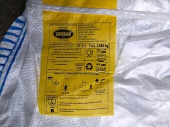 Veľkoobjemové vrecia BIG-BAG s nosnosťou 1250Kg