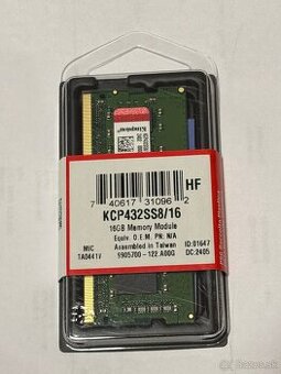 Kingston SO-DIMM 16 GB DDR4 3200 MHz