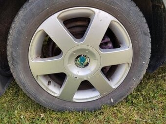 hlinikove disky, elektrony, R16, 5x115, octavia II škoda, vw