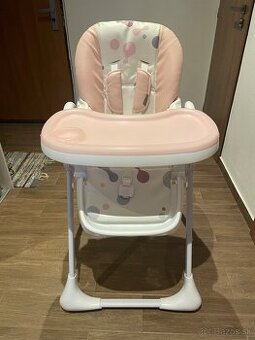 Detská polohovateľná jedálenská stolička