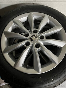 Disky 6,5Jx16 ET46, 5x112 s pneumatikami Dunlop Winter Sport