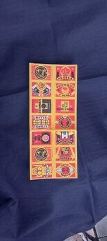 Predám zápalkové nálepky