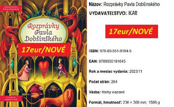 Kniha Rozprávky Pavla Dobšinského