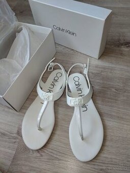 biele sandále Calvin Klein - nové