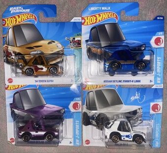 autíčka Hot Wheels