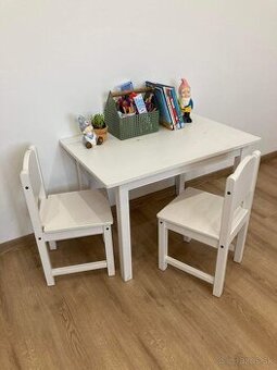 Ikea detsky stol, stolicka