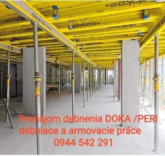 Prenájom Stropného debnenia / Lešenie
