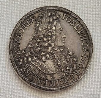 PREDANÝ Strieborný toliar Jozef I., 1711, Hall