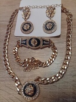 VERSACE NÁDHERNÝ LUXUSNÝ POZLÁTENÝ SET
