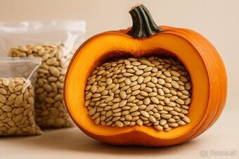 Čerstvé kvalitné bezšupkové tekvicové jadierka 1.80€/l