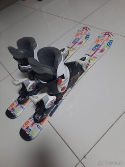 Detské lyže 70 cm a lyžiarky veľ. 212 mm