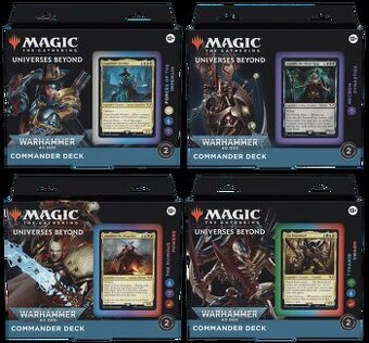 Warhammer 40K Commander Deck Set (4 Decks) - Magic: The Gath