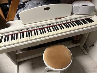 REZERVOVANE Biely elektrický klavír, PianoNova