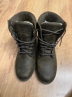 Kožené vysoké topánky velkost 43 -44 Panama Jack